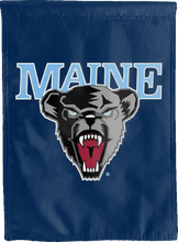 Load image into Gallery viewer, blue maine university double sided house flag for game day decor
