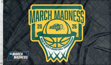 Load image into Gallery viewer, ndsu basketball march madness 2026 flag for college dorm decor
