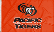 Load image into Gallery viewer, orange university of the pacific tigers flag for college dorm decor
