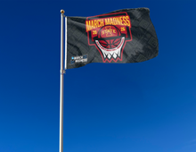Load image into Gallery viewer, outdoor display of iowa state basketball march madness 2026 flag for tailgate decor
