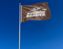 Load image into Gallery viewer, outdoor display of st. bonaventure bonnies flag for tailgate decor
