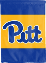 Load image into Gallery viewer, pittsburgh university double sided house flag for man cave decor

