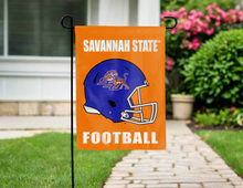 Load image into Gallery viewer, orange savannah state football garden flag for yard decor
