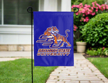 Load image into Gallery viewer, blue savannah state university double sided garden flag for yard decor
