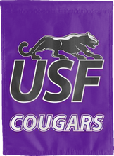 Load image into Gallery viewer, purple university of sioux falls double sided house flag for man cave decor
