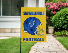 Load image into Gallery viewer, gold southern arkansas university football garden flag for yard decor
