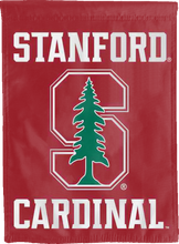 Load image into Gallery viewer, red stanford university double sided house flag for man cave decor
