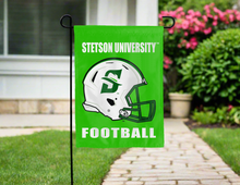 Load image into Gallery viewer, green stetson university football garden flag for yard decor
