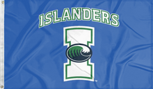 Load image into Gallery viewer, blue texas A&amp;M corpus christi islanders flag for college dorm decor

