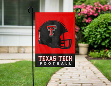 Load image into Gallery viewer, texas tech red raiders football double sided garden flag for yard decor
