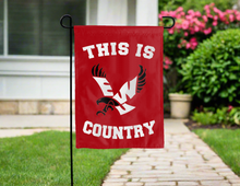 Load image into Gallery viewer, this is eastern washington country garden flag hung outside for yard decor
