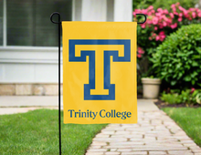Load image into Gallery viewer, gold trinity college double sided garden flag for yard decor
