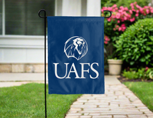 Load image into Gallery viewer, blue uafs double sided garden flag for yard decor
