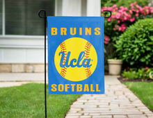 Load image into Gallery viewer, blue ucla softball garden flag for yard decor
