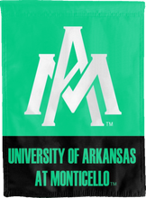 Load image into Gallery viewer, university of arkansas monticello double sided house flag for man cave decor
