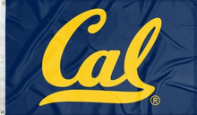 Load image into Gallery viewer, blue university of california berkeley flag for college dorm decor
