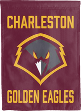Load image into Gallery viewer, university of charleston golden eagles double sided house flag for man cave decor

