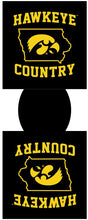 Load image into Gallery viewer, university of iowa can cooler with hawkeye country logo
