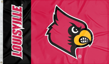 Load image into Gallery viewer, university of louisville flag for college dorm decor
