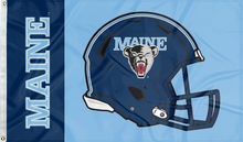 Load image into Gallery viewer, university of maine black bears football flag for college dorm decor
