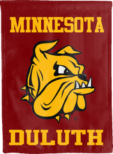 Load image into Gallery viewer, university of minnesota duluth double sided house flag for man cave decor
