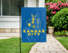 Load image into Gallery viewer, blue university of missouri kansas city double sided garden flag for yard decor
