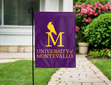 Load image into Gallery viewer, purple university of montevallo double sided garden flag for yard decor
