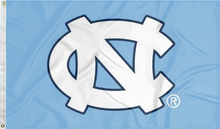 Load image into Gallery viewer, blue university of north carolina flag for college dorm decor
