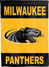 Load image into Gallery viewer, university of wisconsin milwaukee double sided house flag for man cave decor
