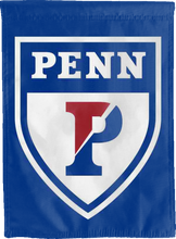 Load image into Gallery viewer, blue upenn double sided house flag for man cave decor
