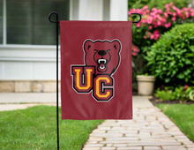 Load image into Gallery viewer, red ursinus college bears double sided garden flag for yard decor
