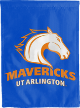 Load image into Gallery viewer, blue ut arlington double sided house flag for man cave decor
