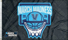 Load image into Gallery viewer, villanova basketball march madness 2026 flag for college dorm decor
