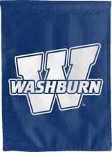 Load image into Gallery viewer, blue washburn university double sided house flag for college dorm decor

