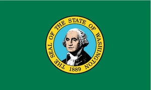 State of Washington 3x5 Flag