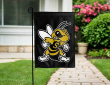 Load image into Gallery viewer, black west virginia state university double sided garden flag for yard decor
