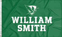 Load image into Gallery viewer, green william smith herons flag for college dorm decor
