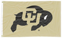 Load image into Gallery viewer, University of Colorado Boulder - Buffaloes Gold 3x5 Flag
