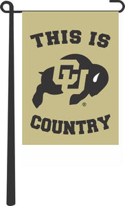 University of Colorado Boulder - This Is University of Colorado Boulder Buffaloes Country Garden Flag