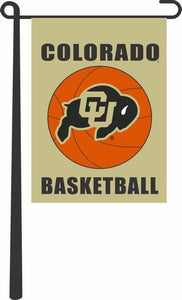 University of Colorado Boulder - Basketball Garden Flag