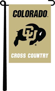 University of Colorado Boulder - Cross Country Garden Flag