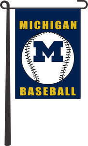 Michigan - Baseball Garden Flag