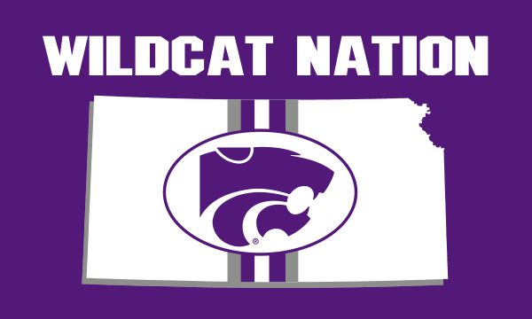 Kansas State - Wildcat Nation 3x5 Flag