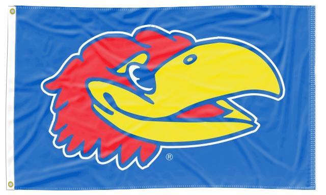 Kansas - Jayhawk Blue 3x5 Flag