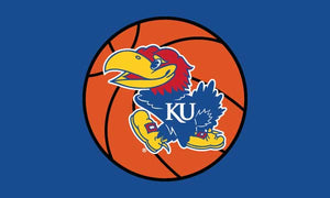 Kansas - Jayhawks Basketball 3x5 Flag