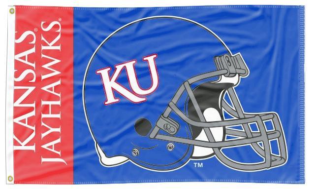 Kansas - Jayhawks Football 3x5 Flag