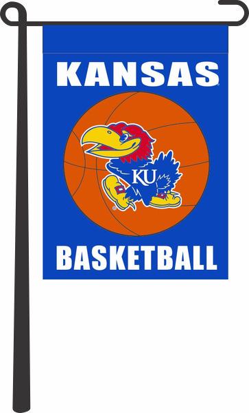 Kansas - Basketball Garden Flag