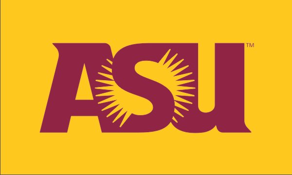 Arizona State University Gartenflagge ASU Sun Devils – Doppelseitig, 100% Polyester, Offiziell Lizenziert