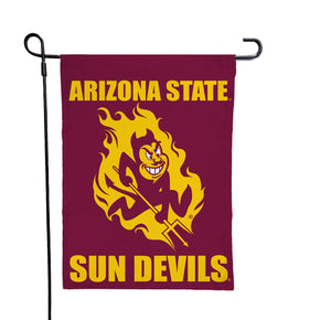 Arizona State University - Sparky Sun Devils Maroon Garden Flag