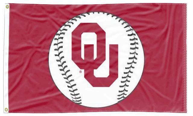 University of Oklahoma - Baseball 3x5 Flag